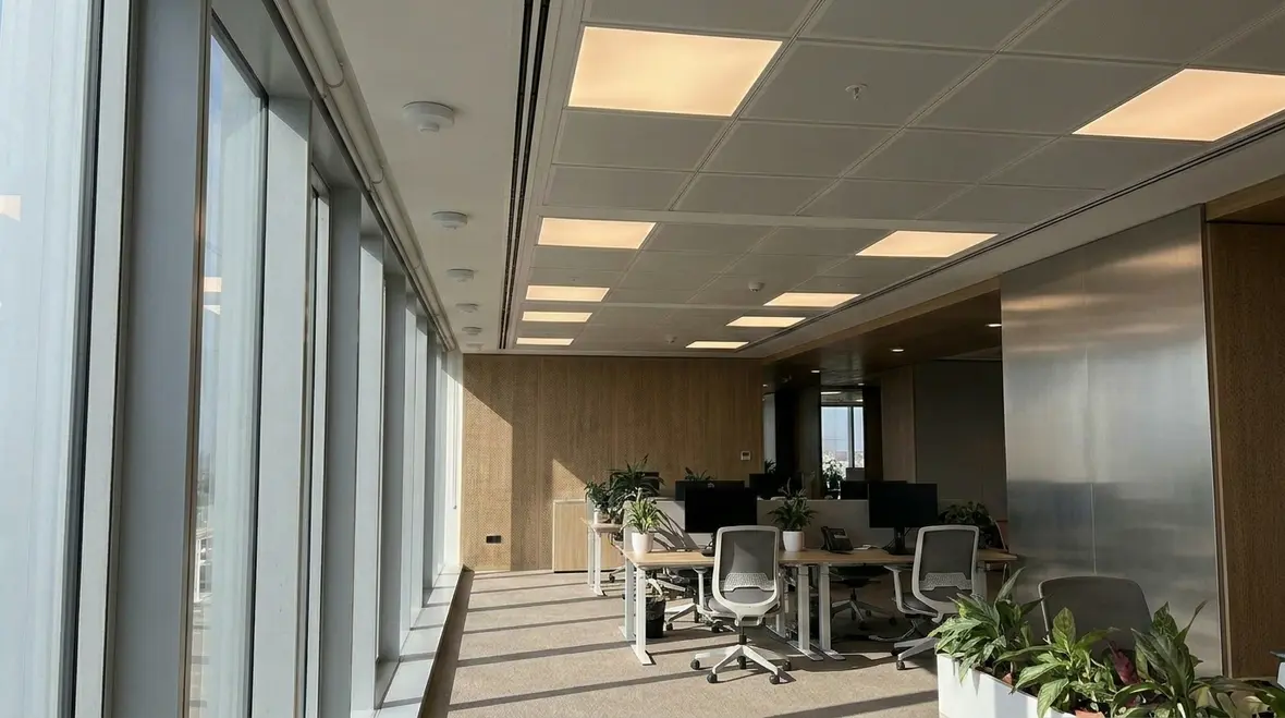 Title 24 lighting control system in a commercial facility