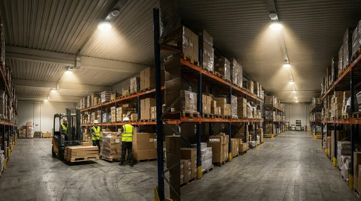 Smart zoning and occupancy sensors in a commercial lighting layout