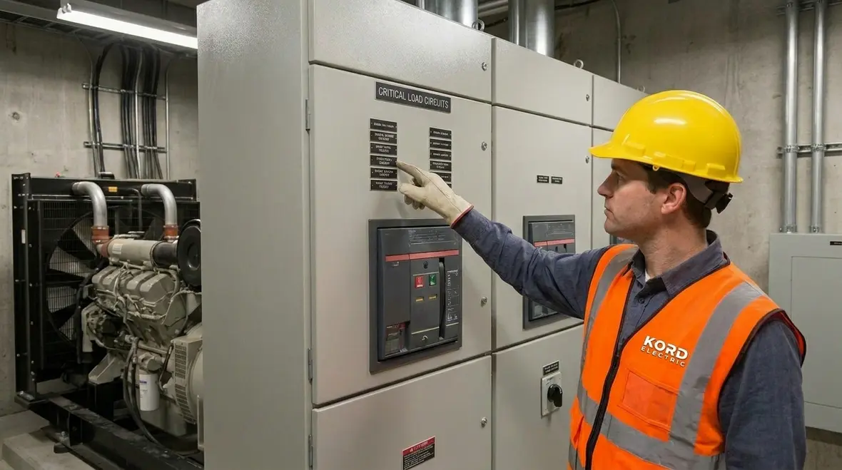 Commercial building emergency power strategy design