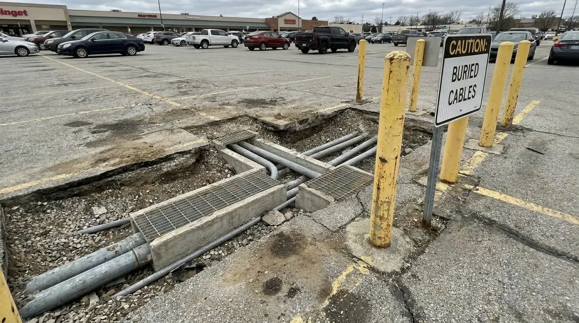 Electric Vehicle Charging Infrastructure at a commercial facility