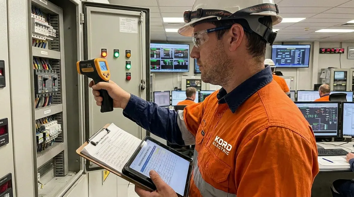 Commercial facility avoiding downtime through preventative electrical maintenance