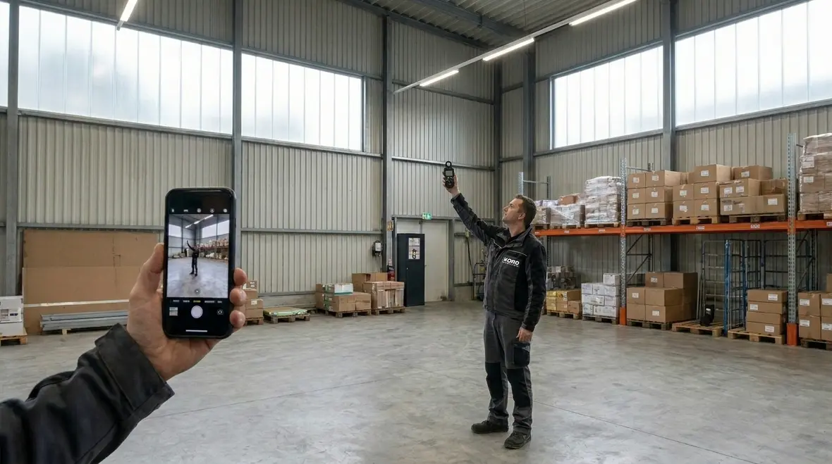Warehouse electrical panel and lighting controls for Title 24 compliance