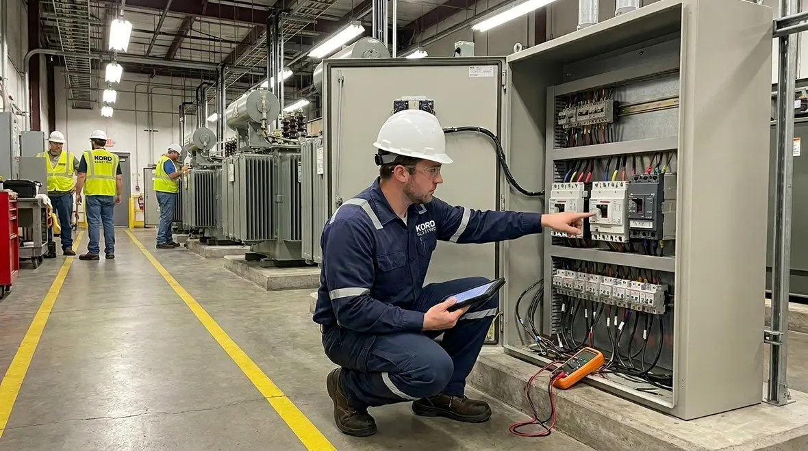 Industrial facility electrical power distribution upgrades