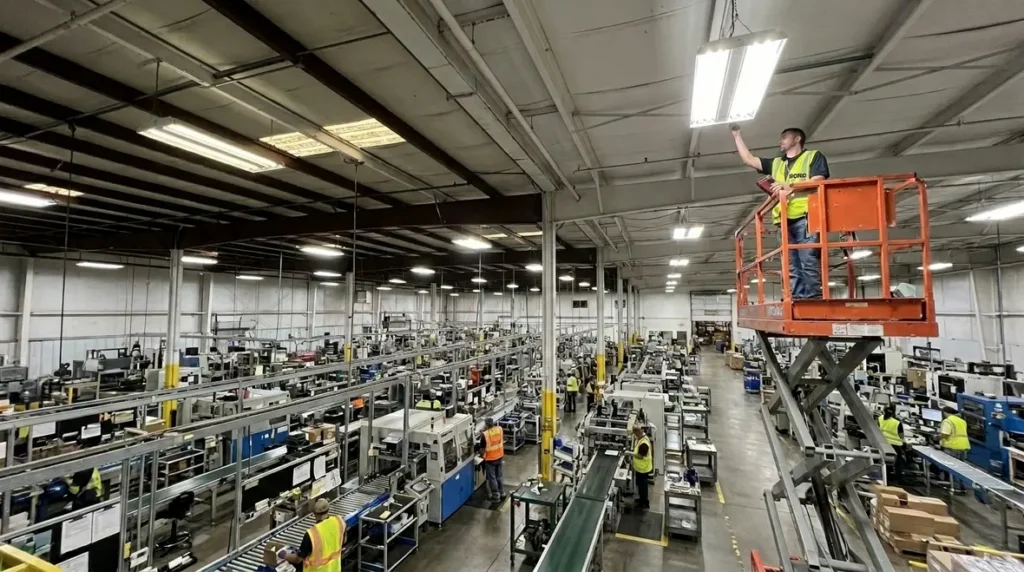 LED Retrofit Energy Savings for Manufacturing ROI