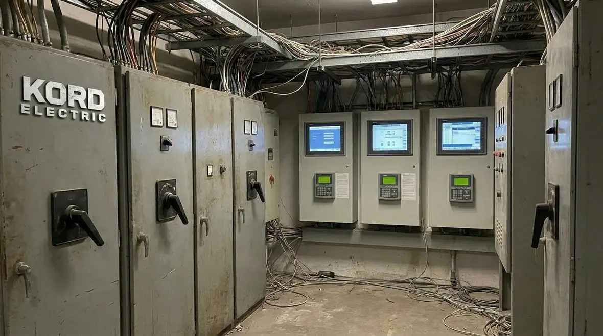 Industrial facility power distribution handling modern electrical loads
