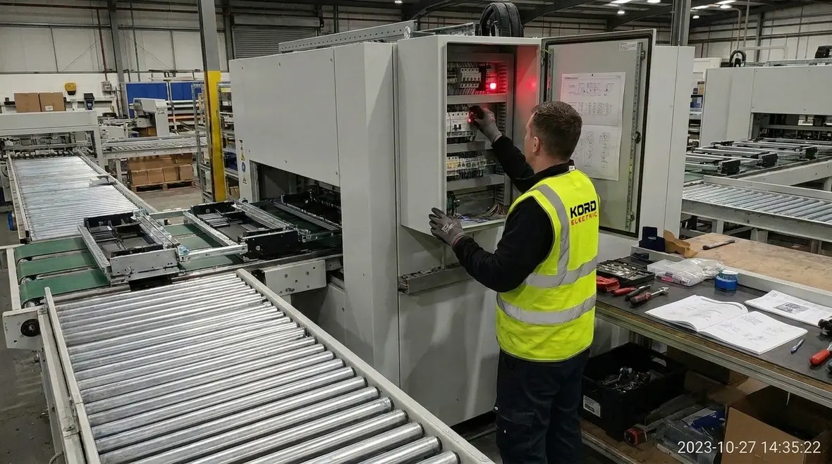 Industrial facility power distribution upgrade improving uptime
