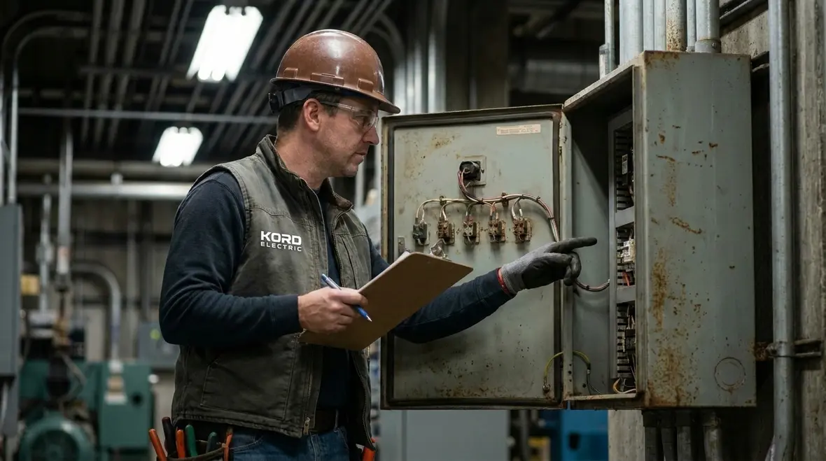 Industrial electrical inspection for safety and compliance