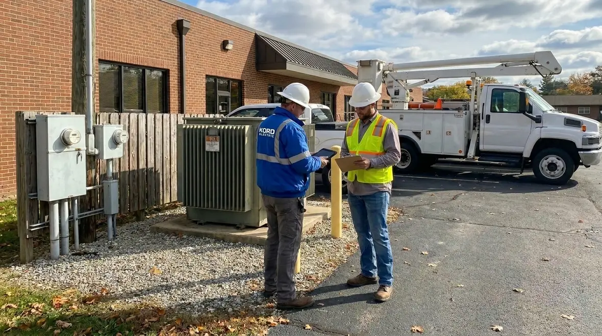 Commercial EV utility coordination and permitting workflow