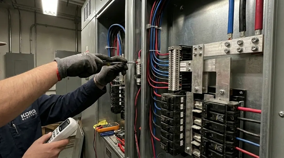 Evenly balanced warehouse electrical loads supporting reliable operations
