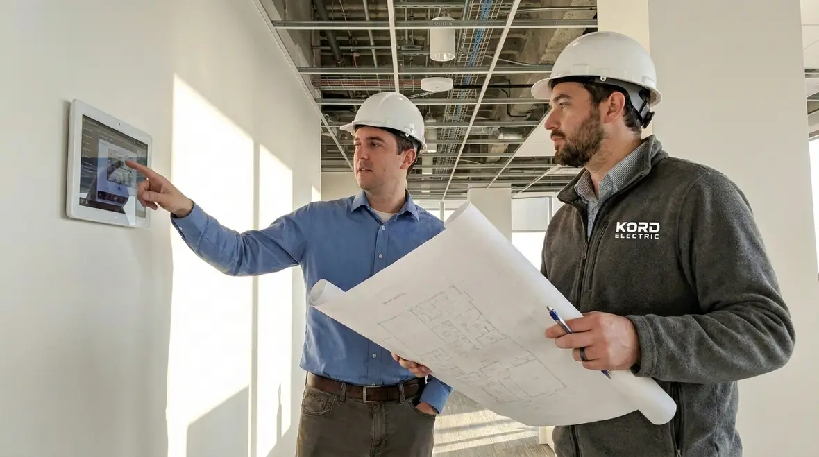 Phased LED retrofit installation plan protecting facility uptime