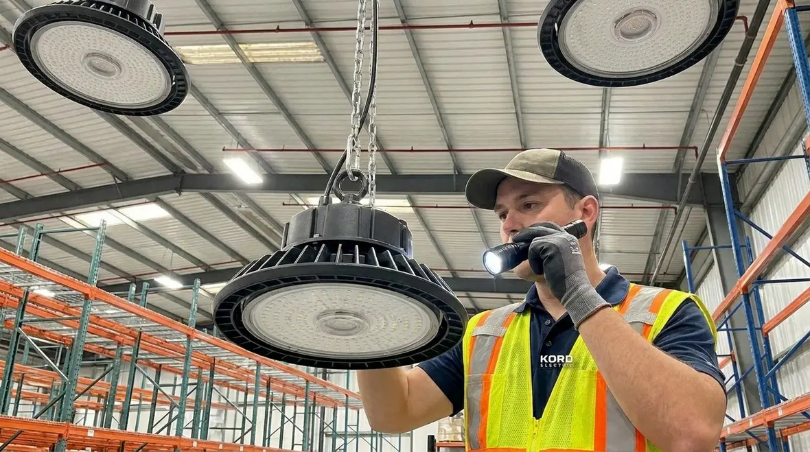 Commissioning and testing of a commercial LED retrofit system