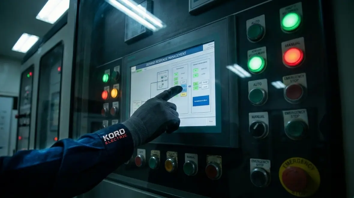 Industrial electrical load management in a commercial facility