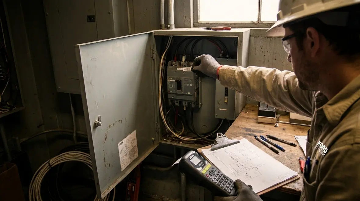 Subpanel sizing and component selection for commercial electrical systems