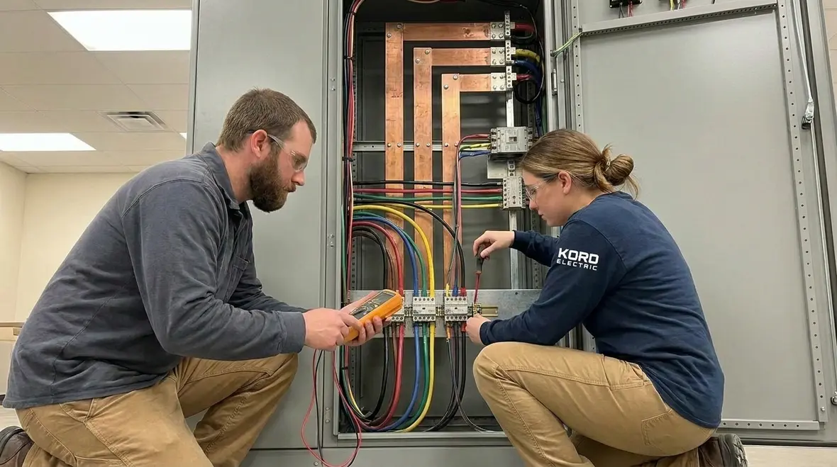 Monitoring voltage fluctuations and power quality in an industrial facility