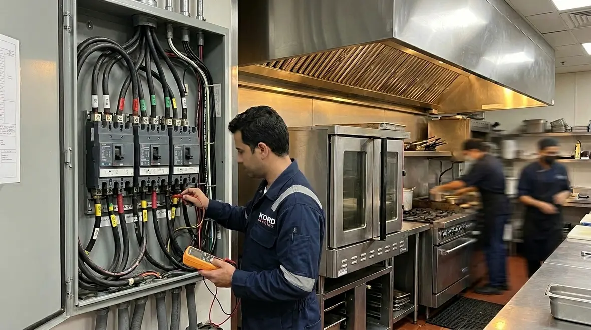 commercial kitchen electrical load capacity