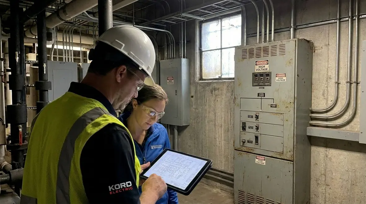 Commercial electrical subpanel planning and load review