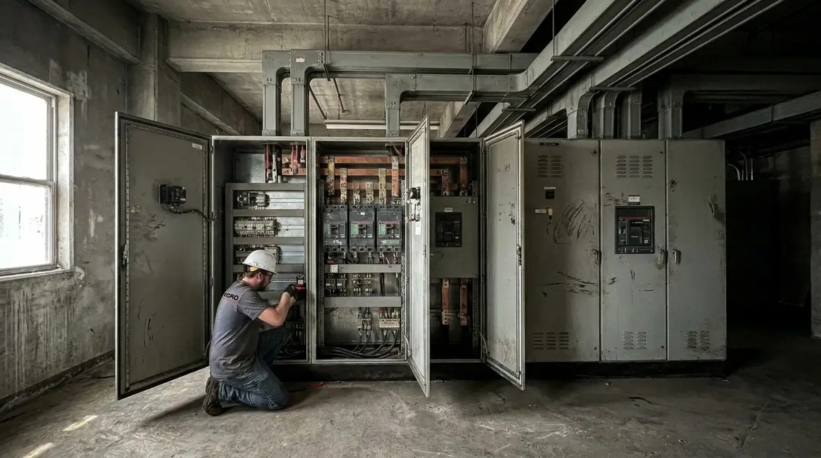 Electrical distribution design for commercial and industrial data centers