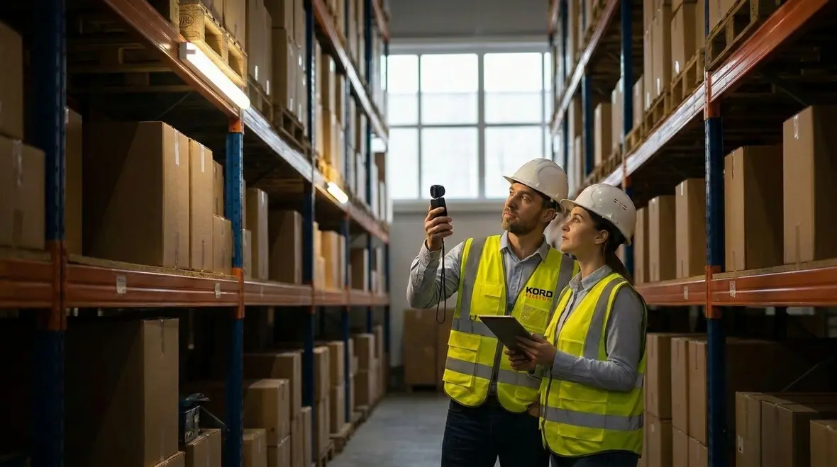Warehouse with upgraded commercial lighting controls responding to occupancy and daylight