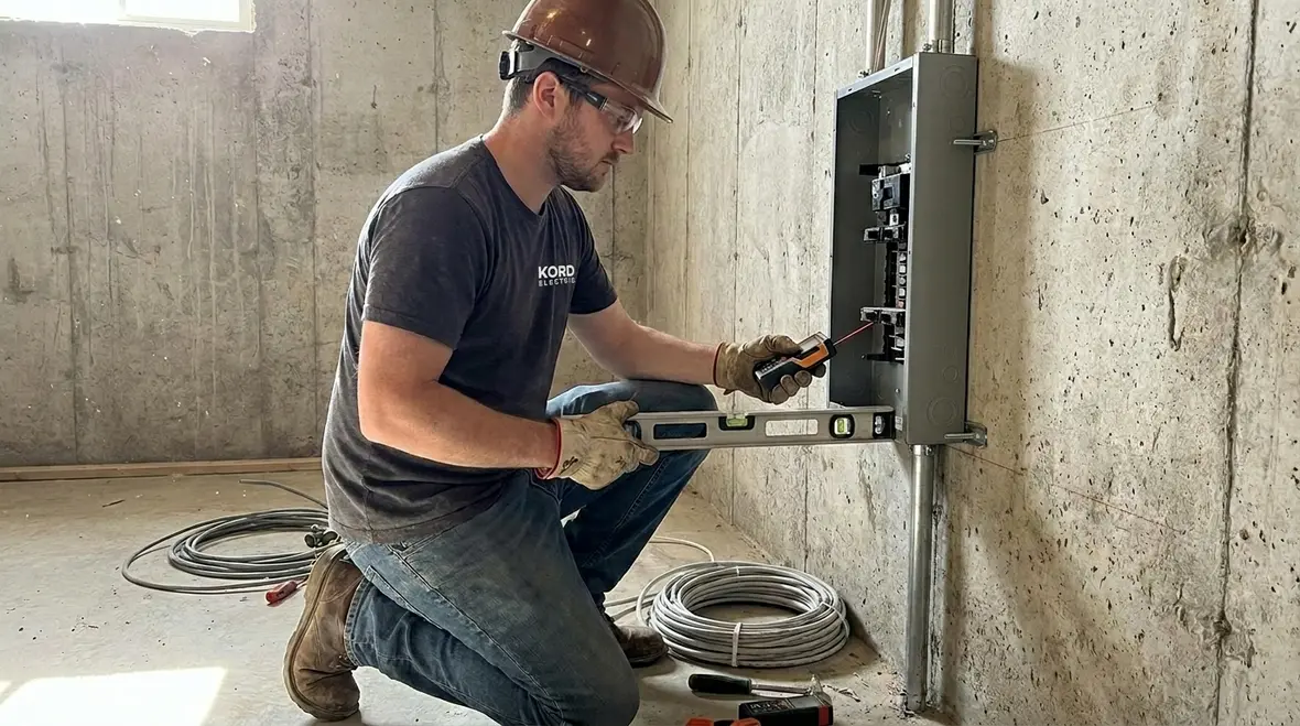 Well planned commercial subpanel layout in an industrial environment