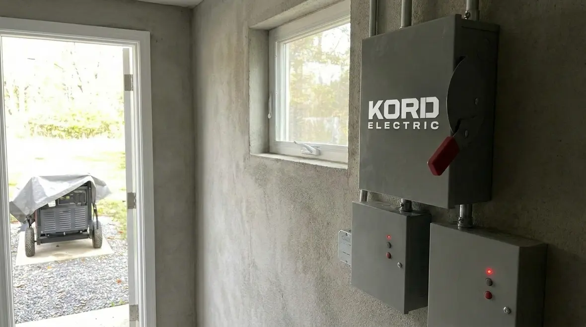 Secure electrical room kept clear for safe emergency access