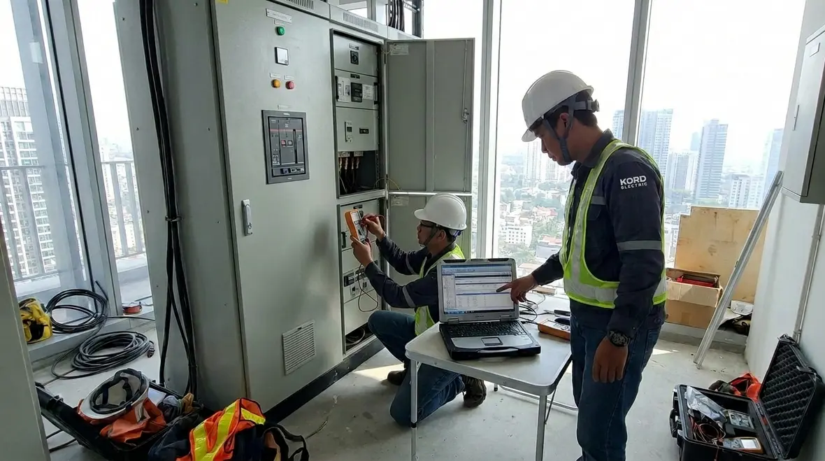 Electrical architecture for tall commercial building power stability
