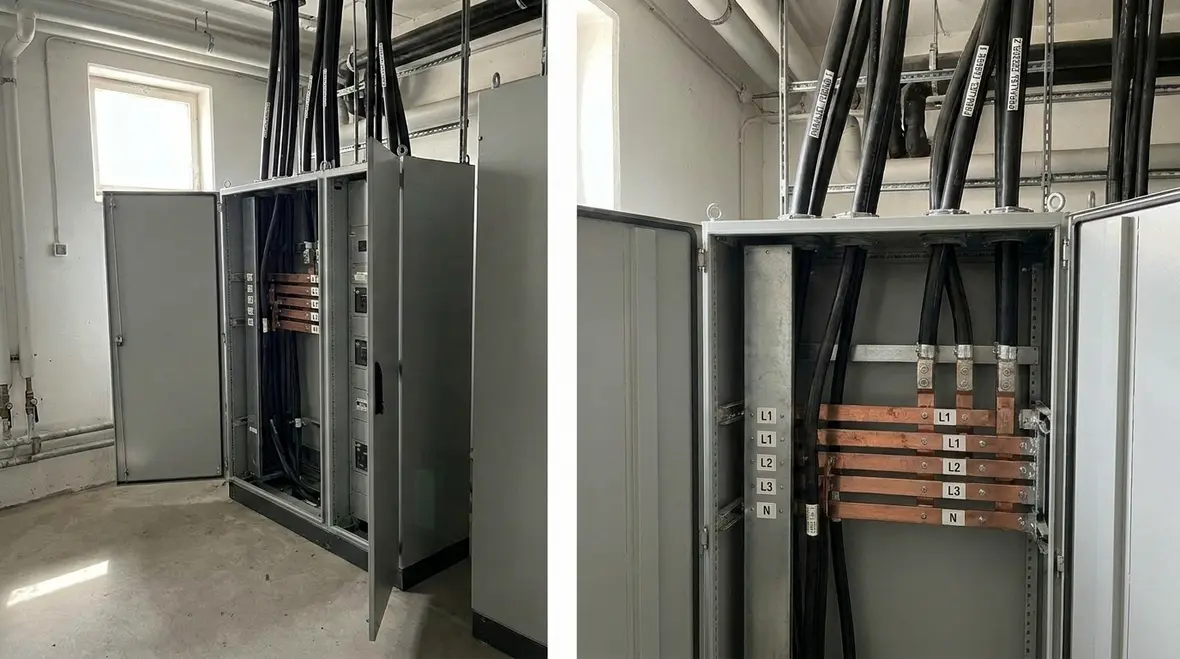 Redundant electrical power distribution for tall buildings