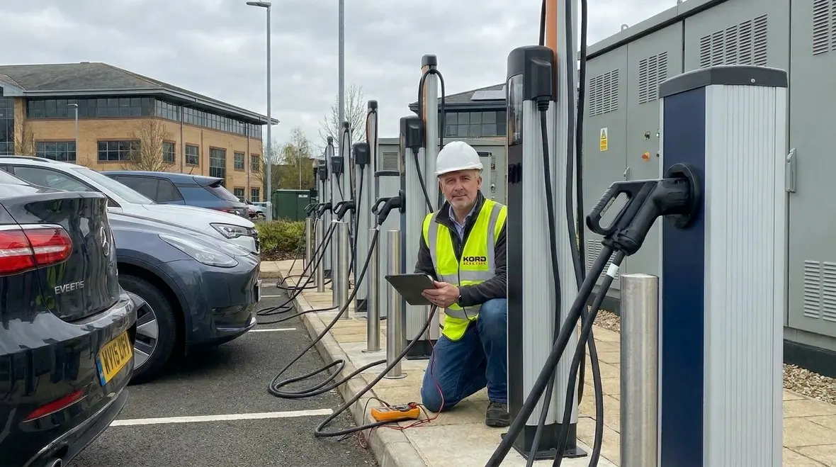 Commercial electrical panel with load monitoring for EV charging