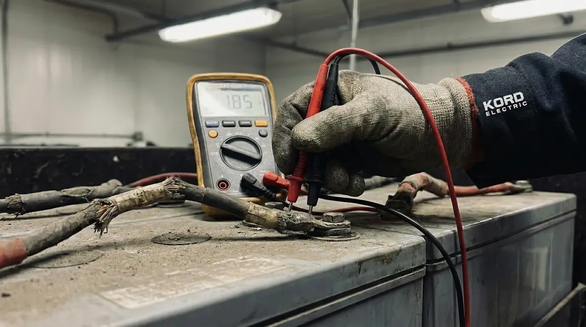 Inspection of generator controls and transfer switch during emergency test