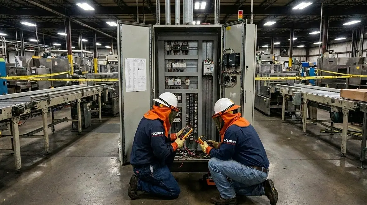 emergency electrical repair for manufacturing facilities