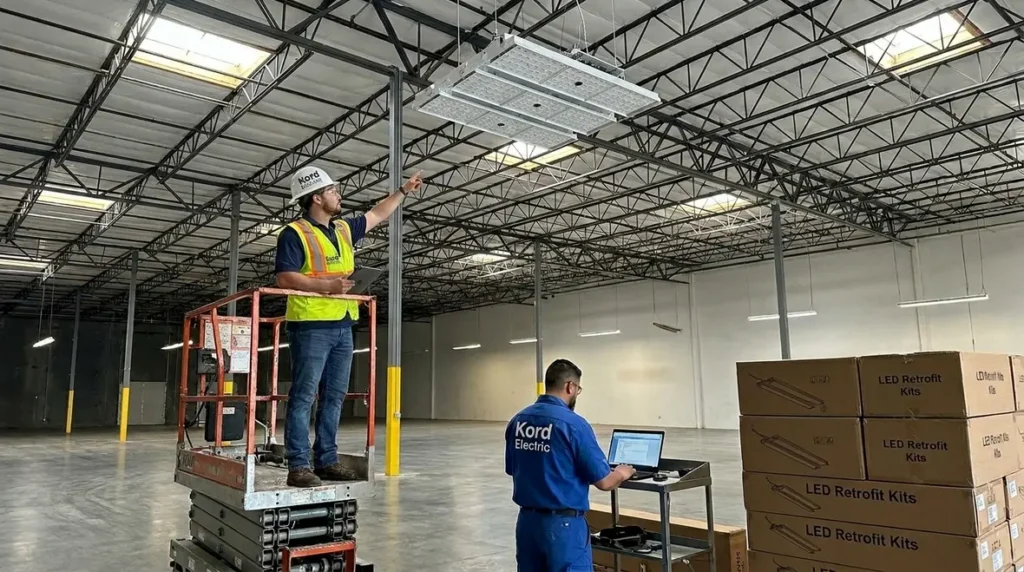 energy efficient commercial lighting retrofit strategy