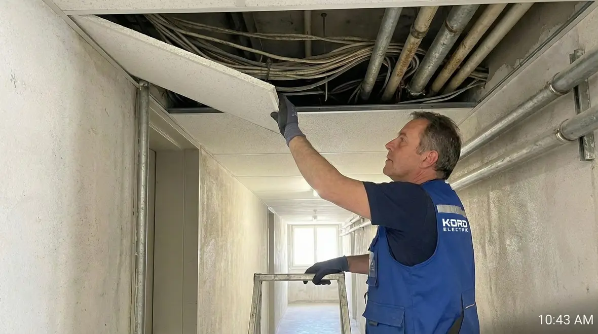 Hidden electrical problems inside commercial building panels