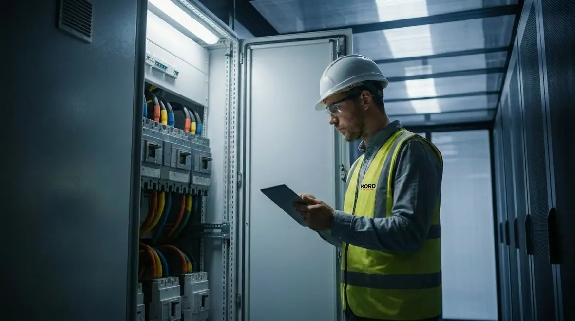 Data center power distribution pathways in an electrical room