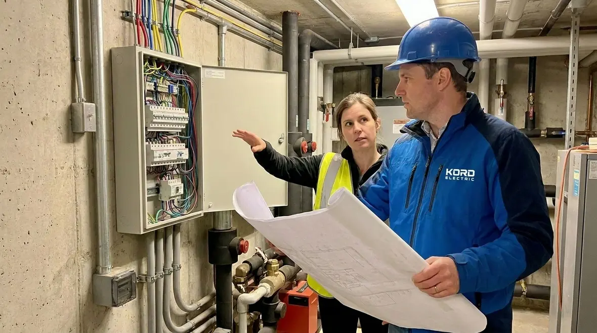 Commercial electrical room after industrial panel expansion upgrade