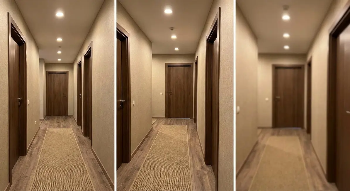 Recessed LED lighting highlighting hotel and residential amenities