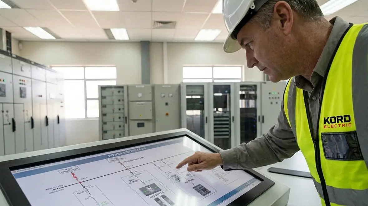 Layered data center power architecture from utility through UPS and PDUs