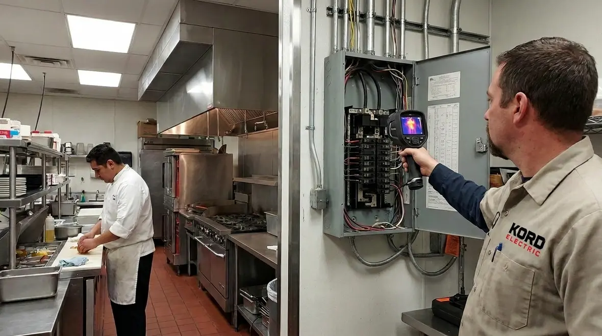 preventing electrical fires in commercial kitchens