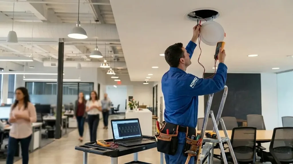 troubleshooting flickering commercial lights