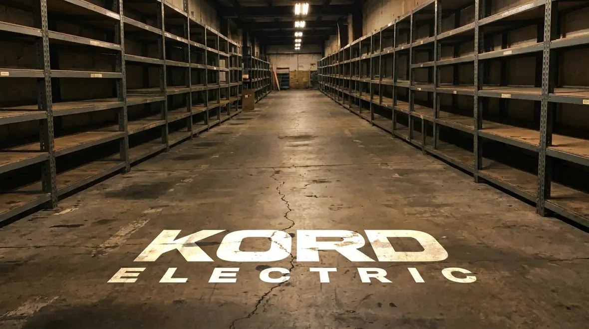 Technicians performing warehouse lighting retrofit installation