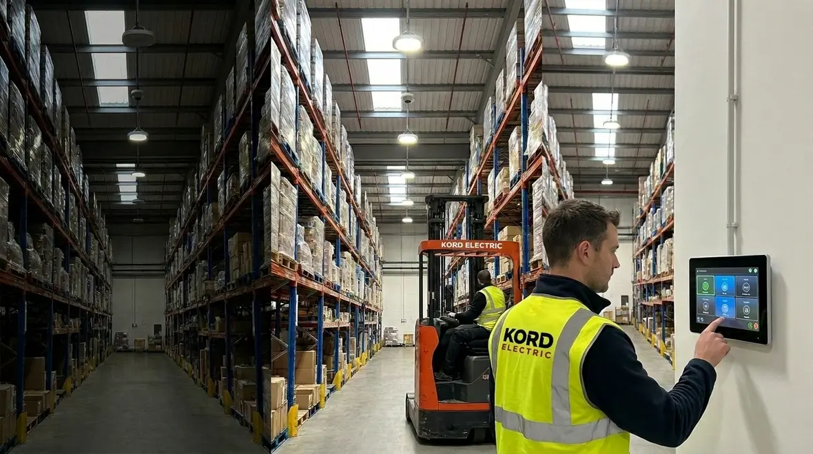 warehouse lighting control systems benefits