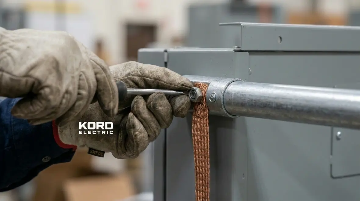 Bonded conduits and metal raceways in a commercial electrical installation