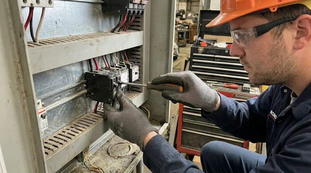 Grounding and bonding inspection for commercial panelboards