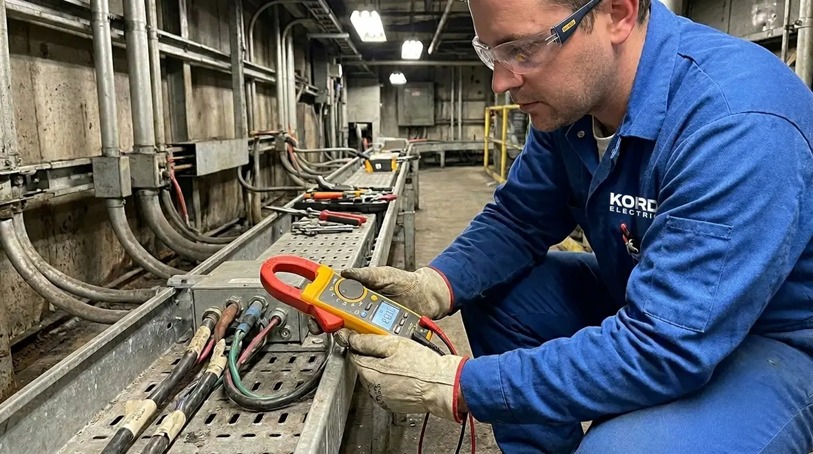 Grounding and bonding inspection in a major commercial property