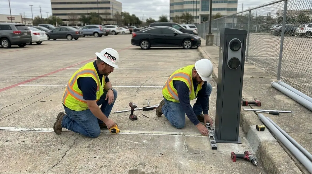 Different commercial EV charger types for fleets and customers