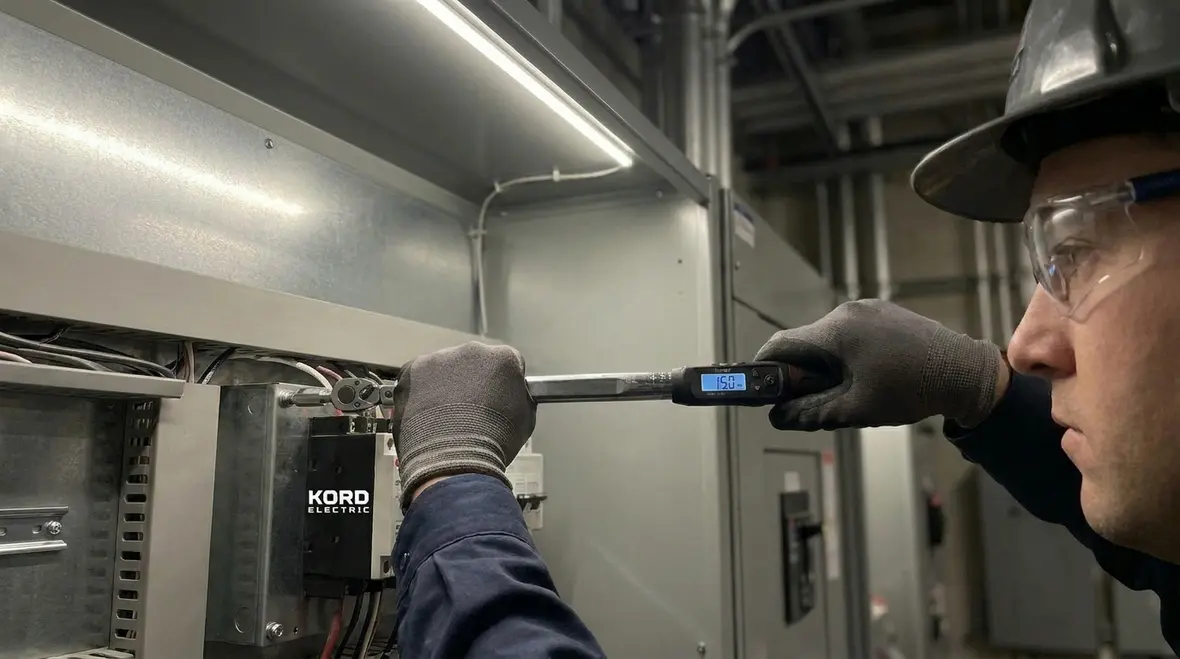 Balanced three phase commercial subpanel reducing nuisance trips and hot spots
