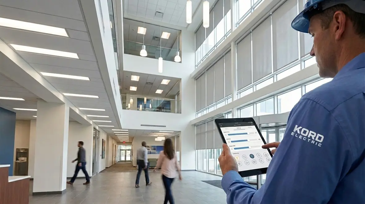 Commercial lighting automation benefits