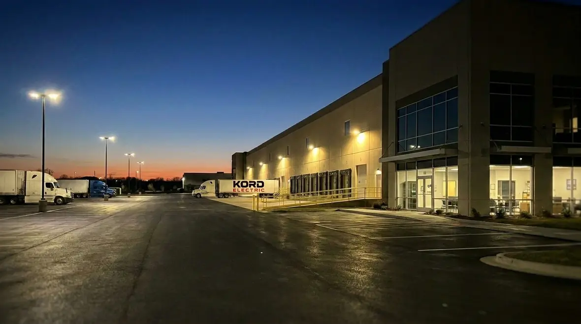 Commercial outdoor lighting automation benefits at a secure facility