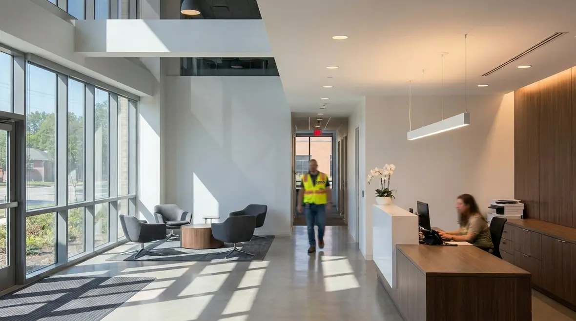 Commercial smart lighting energy