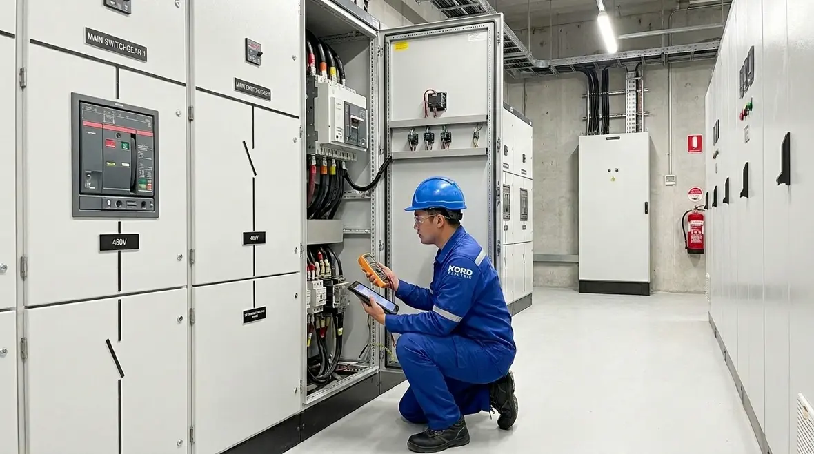 Commercial switchgear preventive maintenance