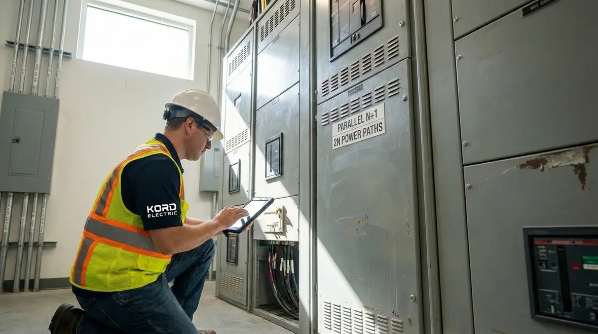Los Angeles data center with N+1 and 2N power path redundancy