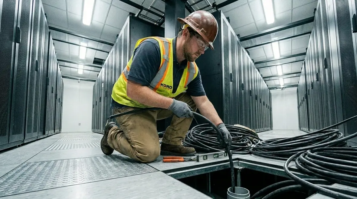 Overhead cable trays designed for scalable data center power